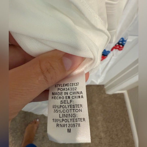 Off white contrast stripe detail shoulder strap midi dress by Entro - Picture 8 of 12